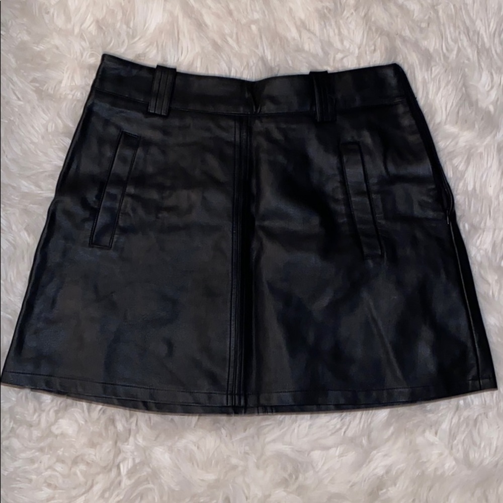 Leather skirt